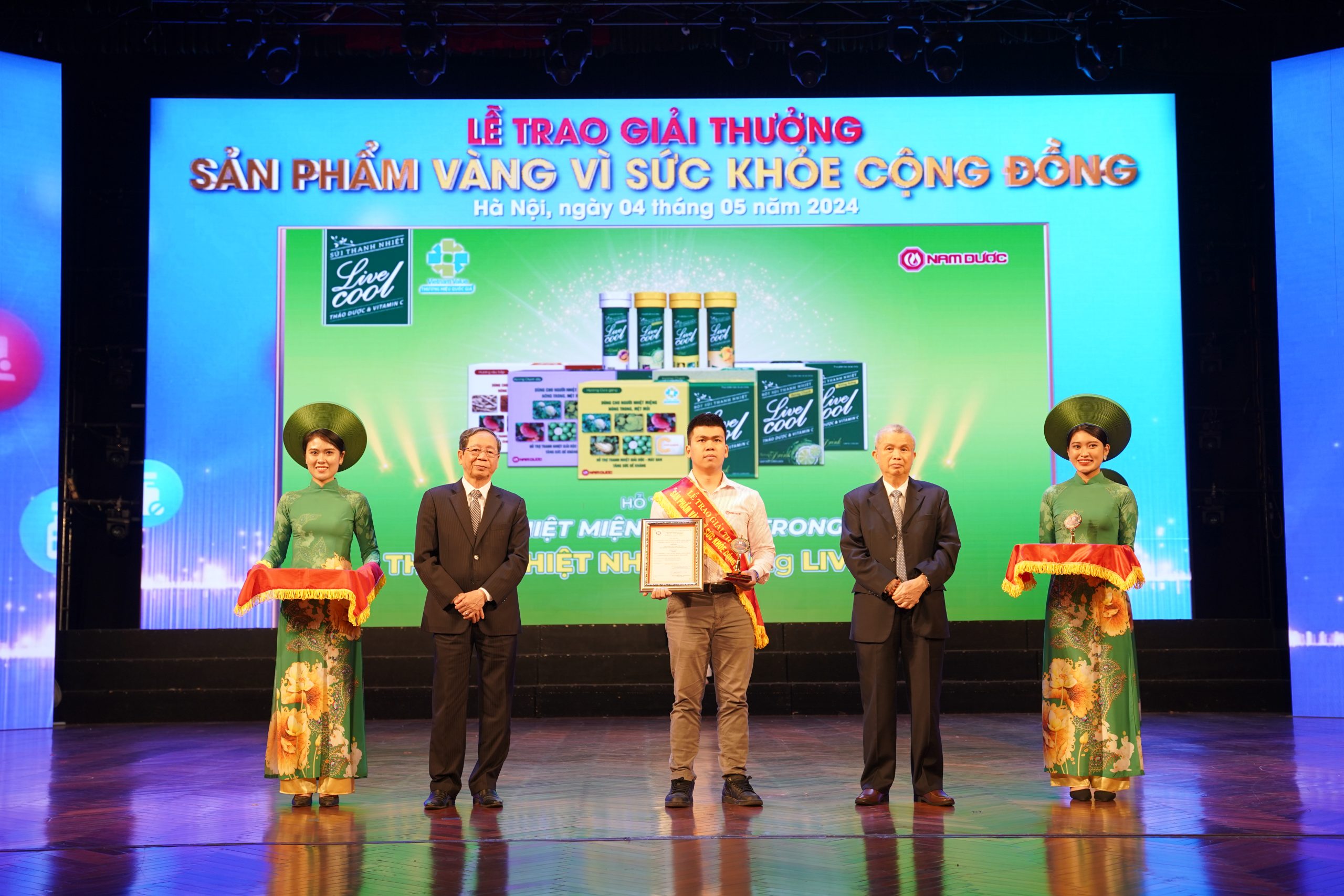 CHÚC MỪNG SỦI THANH NHIỆT LIVECOOL NHẬN GIẢI THƯỞNG “SẢN PHẨM VÀNG VÌ SỨC KHỎE CỘNG ĐỒNG NĂM 2024”