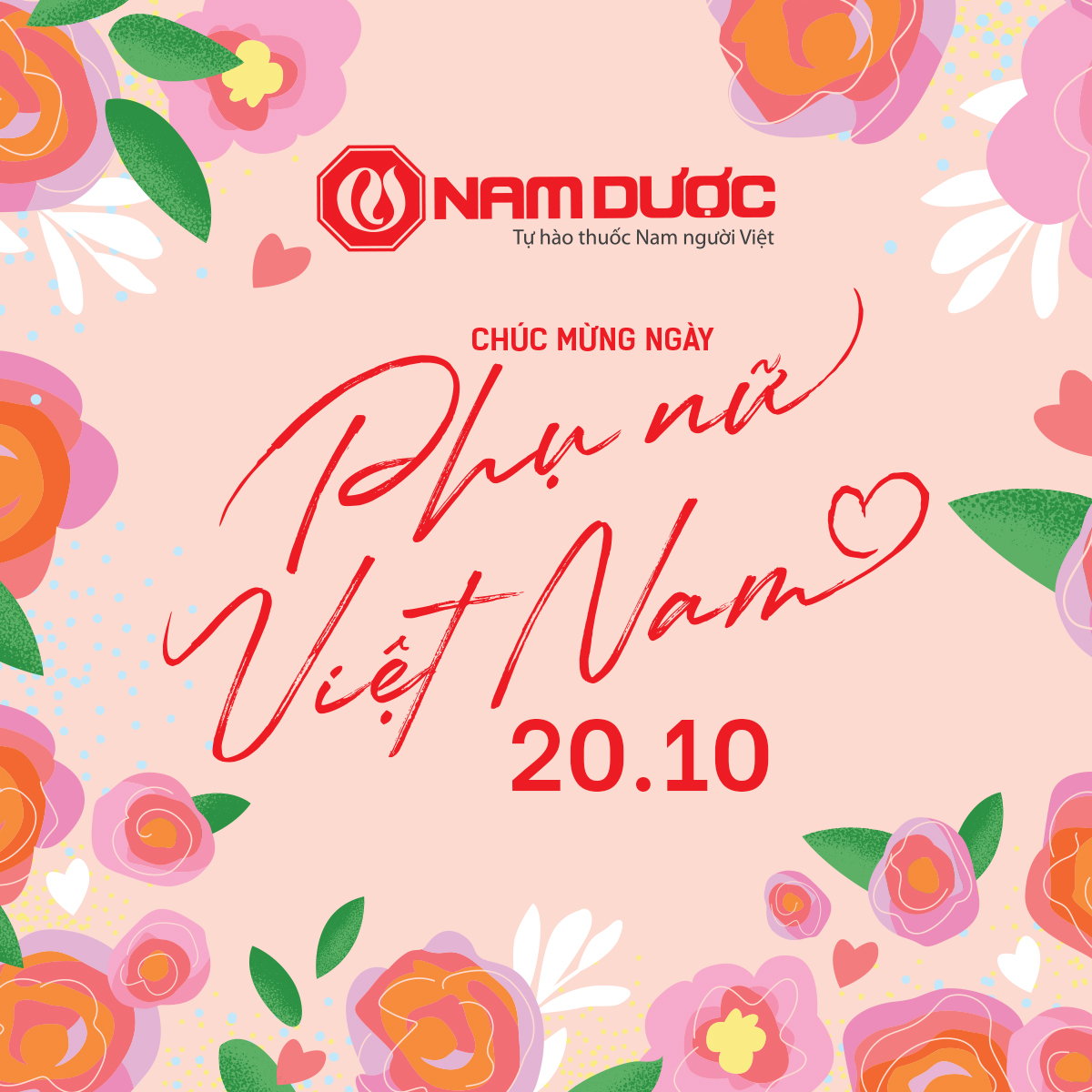 NAM DƯỢC TRI ÂN KHÁCH HÀNG VÀ NỮ CBNV NHÂN NGÀY 20/10