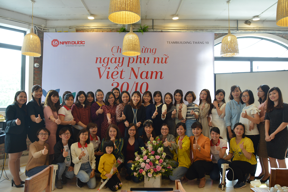 Nam Dược tổ chức 20 – 10 cho cán bộ nhân viên công ty
