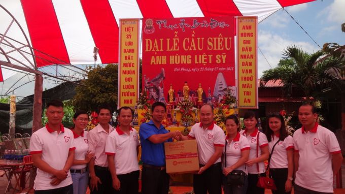 Hoạt động từ thiện tri ân  ngày thương binh liệt sỹ 27/7