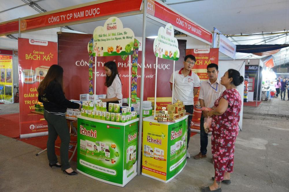 Nam Dược tham gia Hội chợ Dược liệu và Sản phẩm Y học cổ truyền toàn quốc lần thứ nhất năm 2019