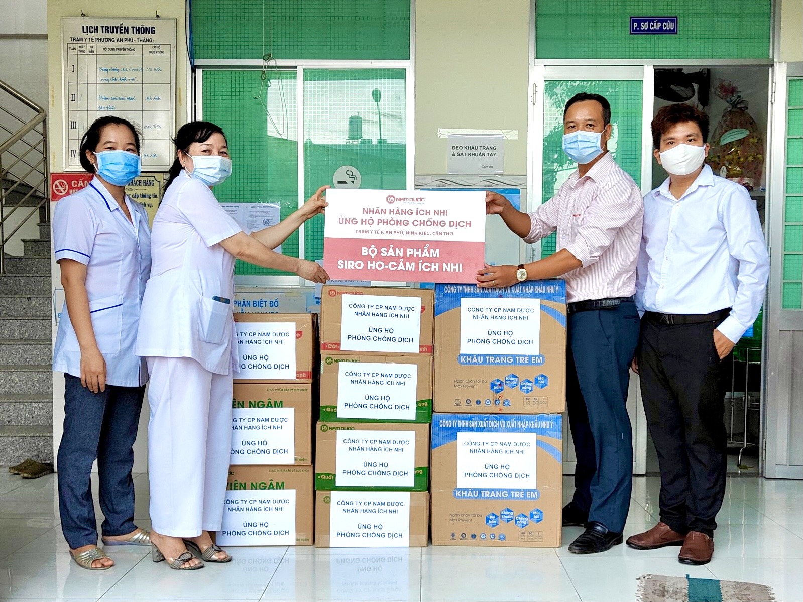 Nhãn hàng Ích Nhi ủng hộ phòng, chống dịch Covid-19