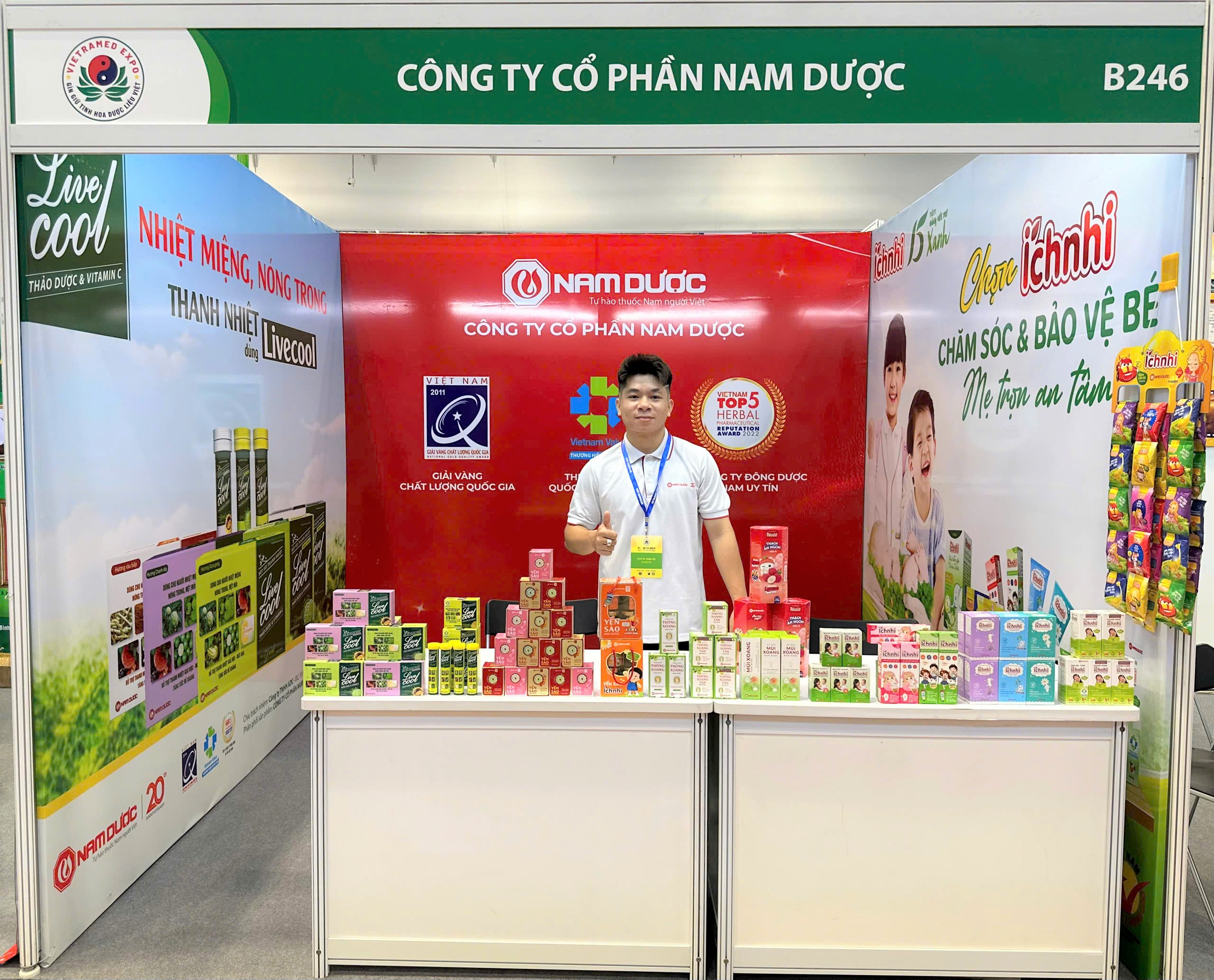 DẤU ẤN NAM DƯỢC TẠI HỘI CHỢ DƯỢC LIỆU, Y DƯỢC CỔ TRUYỀN VÀ CÁC SẢN PHẨM DƯỢC LIỆUTOÀN QUỐC NĂM 2024
