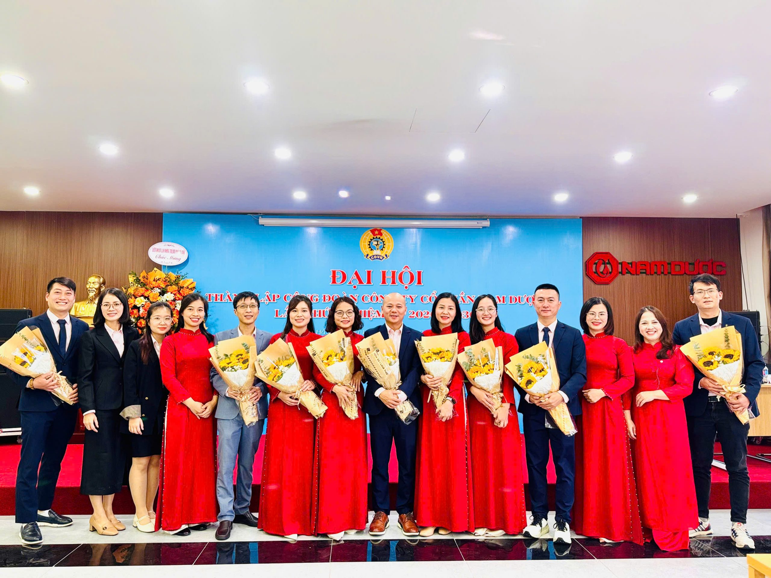 NAM DƯỢC TỔ CHỨC ĐẠI HỘI THÀNH LẬP CÔNG ĐOÀN CƠ SỞ, NHIỆM KỲ 2026–2030